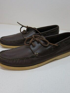 J. Crew Men’s Casual Comfortable Oxford Italy Deck Boat Shoes Footwear Sz 11